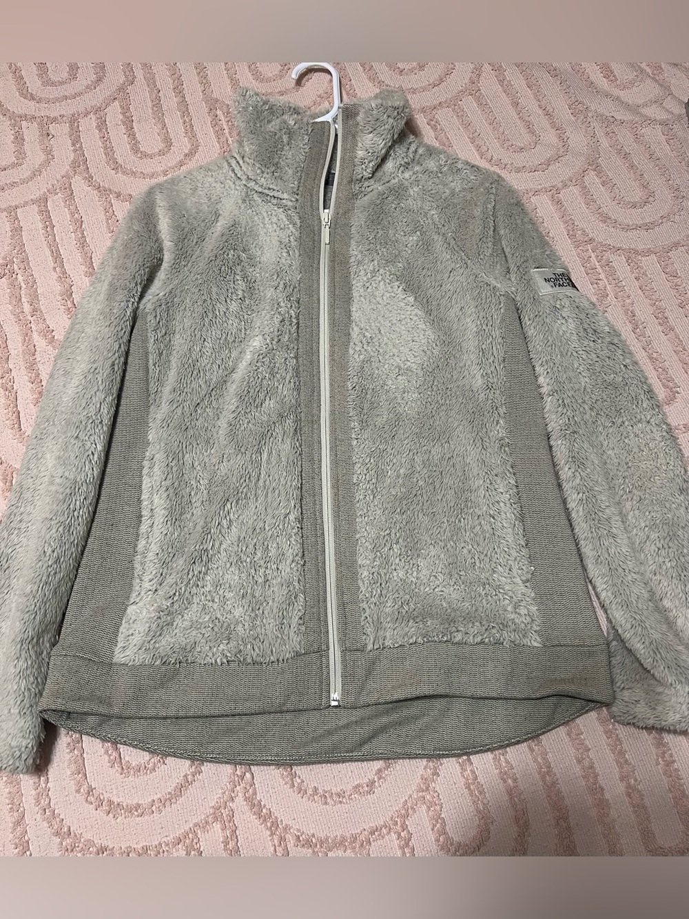 The North Face Women’s Tan Fleece Full-Zip Jacket